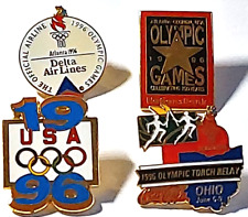 Olympics Atlanta 1996 Delta Airlines/Special Olympics Lapel Pins Lot of 4 picture
