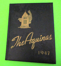 VINTAGE 1947 ST. THOMAS COLLEGE ST. PAUL MINN. THE AQUINAS YEARBOOK ~ GENEALOGY picture