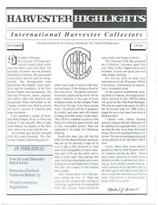 October 1996 IHC Harvester Highlights, 7th Annual Red Power Round Up, IH Tractor picture