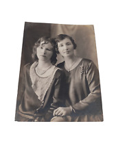 Vintage B&W Photo 2 Women Vera & Blanche 1920's Portrait Style 4