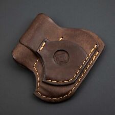NEW Paradrop Triarii EDC Organizer, Chocolate Caramel Leather w/ Coin Slip picture