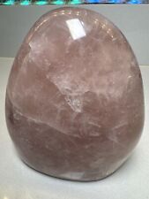 Large Pink Rose Quartz Natural Crystal Mountain Free Form 1.8 Lbs New Polished. picture