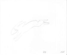 Watership Down 1978 Black Rabbit of Inle Production Animation Cel Drawing BR13 picture