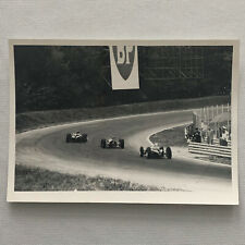 Vintage Grand Prix Car Racing Photo Photograph - Graham Hill + Bernard Cahier  picture
