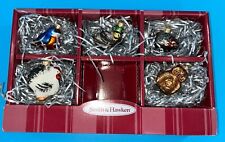 Set/ Smith & Hawken Blown Glass Miniature Christmas Ornaments Woodland Creatures picture
