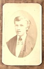c1875 CDV MY DAD JOHN SNYDER J.W. BARGE PHOTOGRAPHER CLEVELAND OHIO Z5378 picture