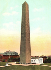 Vintage  Postcard Massachusetts, Bunker Hill Monument, Boston, MA. c1900 Antique picture