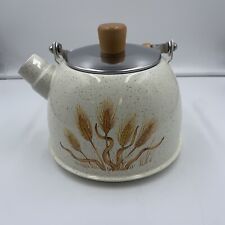 Vintage 8”  Himark Gourmet Kitchen Tea Kettle Rare Wheat Pattern picture