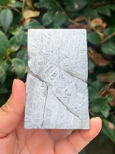 159.5g Exquisite M meteorite iron meteorite Leftover material slice Cuboid cut picture