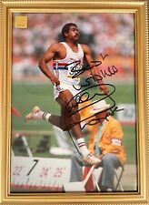 Daley Thompson Famous GB Athlete Framed Hand Signed Photo (12' X 9' inch) & COA picture
