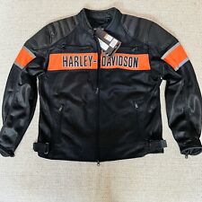 Harley-Davidson Men's Trenton Mesh Riding Jacket Men’s Size L 98111-16VM NEW TAG picture