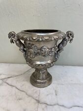 Silvered Bronze Centerpiece with Rams picture