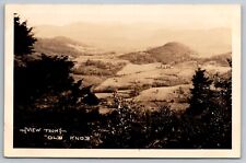 View From Old Knob Vermont. Real Photo Postcard RPPC picture