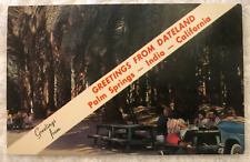 Palm Springs Indio California CA Greetings, Picnickers Postcard Posted 1959 picture