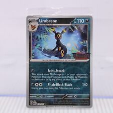 A7 Pokémon Card TCG SV Obsidian Flames Umbreon Promo Reverse Holo 130/197 picture