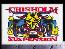 CHISHOLM Suspension Santa Fe Springs CA. - Original Vintage Racing Decal/Sticker picture