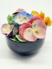 Vintage Coalport Bone China Flower Bowl A.D. 1750 Made in England Miniature picture