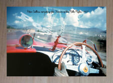 Historic Peter Collins competing for Ferrari in the Mille Miglia 1957 Postcard picture
