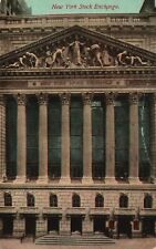Vintage Postcard 1911 Stock Exchange Building White Marble Carved New York NY picture