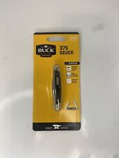 Buck Deuce 375 Folding Pocket Knife - Nickel Silver Bolsters - NIB picture