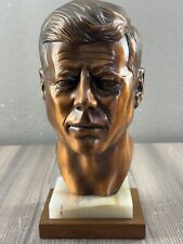Vintage JFK John F Kennedy Bronze Bust Anaran Chicago 11