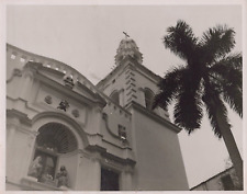 CUBA CUBAN ART BUILDING HAVANA CHURCH PANORAMIC VIEW 1950s ORIG Photo C36 picture