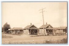 c1910's Moores Rest Dirt Road Houses Jackman Maine ME RPPC Photo Postcard picture