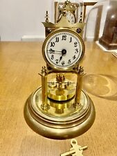 1904 Antique JUF Jahresuhrenfabrik 400 Day Torsion Anniversary Clock GWO picture
