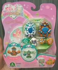 Jewelpet 2x Jewel Charms Pack Aqua & Tata Figures Sanrio Sega Toys 2010 Pet picture