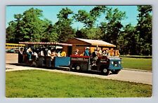 Baldwin MI-Michigan, Canoe Rentals Trolly, Advertising Vintage c1970 Postcard picture