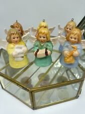 VTG Goebel, Annual Angel Bells, Christmas Tree Ornaments, 1976-1981 picture