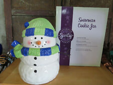 Scentsy Snowman Cookie Jar - Host Exclusive - Brand New in Box - Great Gift picture
