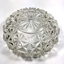 Crystal Clear Glass Ceiling Light Fixture Globe/Shade Antique 8x3 Inches picture