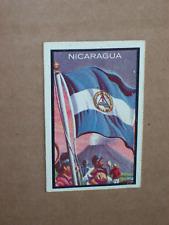 1963 Topps Flags Midgee Card # 63 Nicaragua VG/EX picture