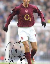 Robert Pires Signed 12x8 Photo - Arsenal  AFTAL#217 OnlineCOA picture