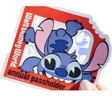 NEW 2024 DISNEY PARKS Walt Disney World Annual Passholder Stitch Magnet Limited picture
