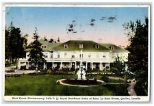 1930 Kent House Montmorency Falls Quebec Canada Fountain View Postcard picture