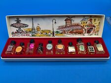 Vintage Les Grands Parfums de France Boxed Set of 10 Micro Mini Perfume Samples picture