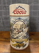 Vintage 1992 Coors Beer Stein Rocky Mountain Legend Series picture