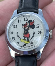 Vintage Bradley Walt Disney Swiss Made Mickey Mouse Wrist Watch Running Strong picture