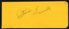 Bonita Granville d1988 signed 2x5 autograph on 10-30-47 at Ciro's Night Club LA picture