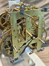 Restored Sessions Mantle Clock Movement Cleaned Serviced w/key pendulum picture