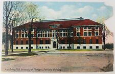 Vtg Ann Arbor Michigan MI University of Michigan Dentistry Building Postcard  picture