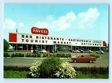 AutoGrill Pavesi Bar Rest Tourist Market Italy A4 Bescia-Padova HWY Postcard C1 picture