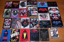 2016 DC BATMAN V SUPERMAN MAGENTIC METAL CARD SET OF (24) NEW picture