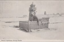 Beacon Lighthouse, Oswego Harbor Unposted Postcard picture
