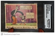 1935 MICKEY MOUSE WITH THE MOVIE STARS #99 GROUCHO MARX SGC Authenticated R90 picture