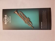 Treasures Hard Rock Cafe New Orleans Louis Armstrong Promotional Card Flyer picture