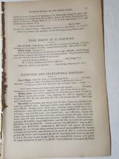 1873 original train report NASHVILLE & CHATANOOGA RAILROAD Wartrace Jasper TN picture