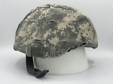 US Army Military MSA Advanced Combat Helmet Size Medium With ACU Cover picture